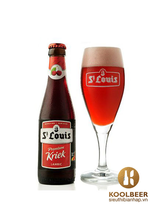 Bia St Louis Premium Kriek 3,2% – Bia Bỉ nhập khẩu HCM