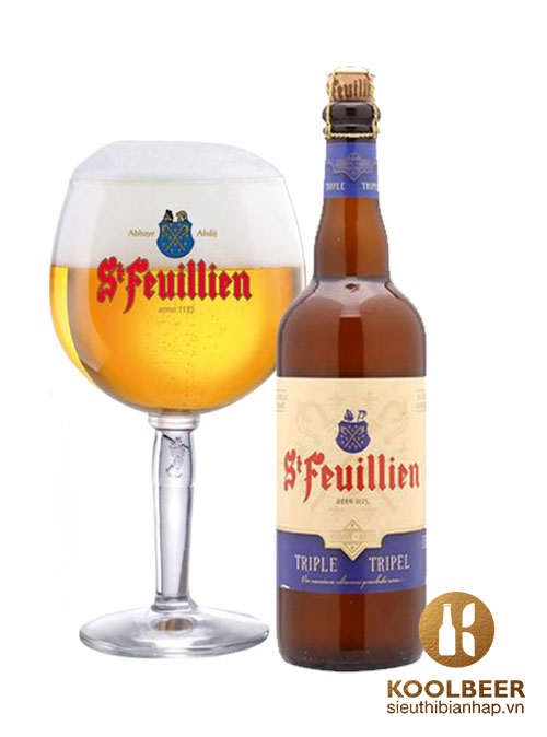 Bia St Feuillien Triple 8,5% Bia Bỉ nhập khẩu ở HCM