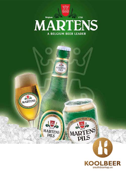 Bia Martens Pils 5% - Bia nhập khẩu từ Bỉ - TPHCM