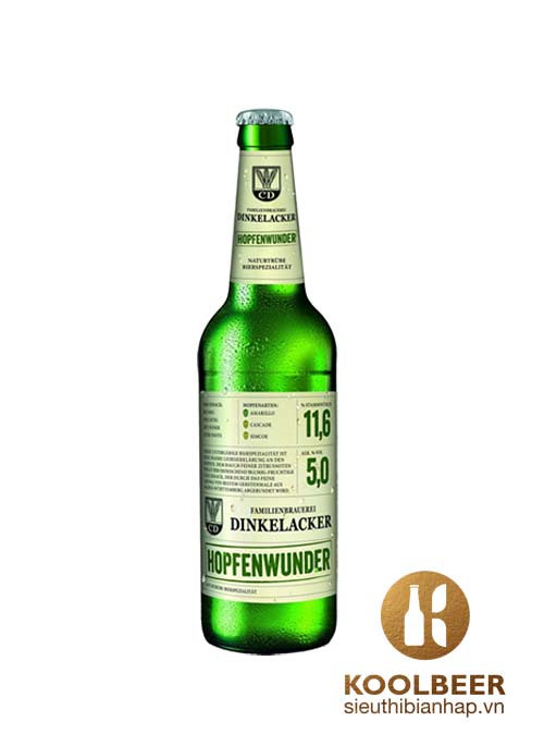 Bia Dinkelacked Hopfenwuder 5% - Chai 330ml – Bia Đức Nhập Khẩu TPHCM