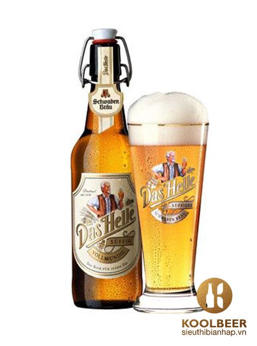 Bia Schwaben Bräu Das Helle 5% - Bia Đức nhập khẩu TPHCM