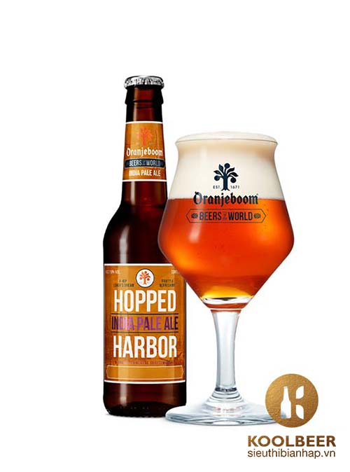 Bia Oranjeboom Hopped Harbor India Pale Ale 7.8%- Bia Hà Lan -TPHCM