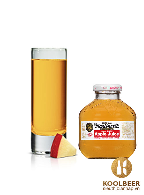 Nước Ép Martinelli's Gold Medal Apple Juice Không Gas - Chai 296ml - Nước Ép Nhập Khẩu Mỹ TPHCM