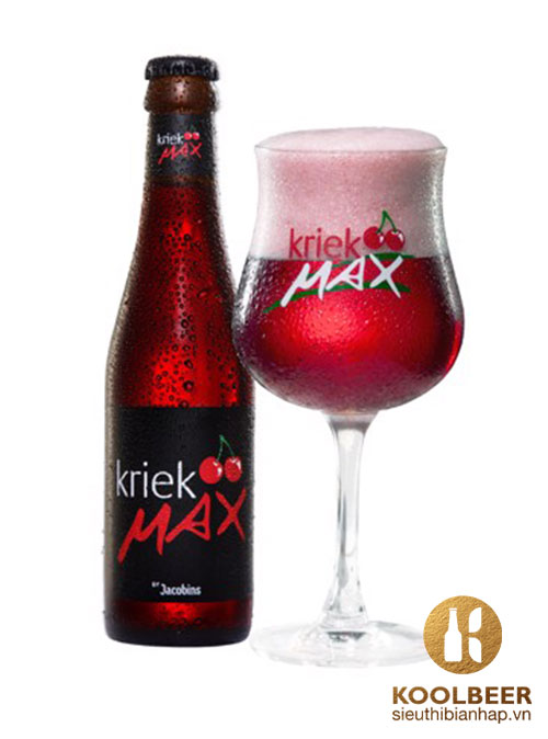 Bia Kriek Max 3.5% - Chai 250ml - Bia Bỉ Nhập Khẩu TPHCM