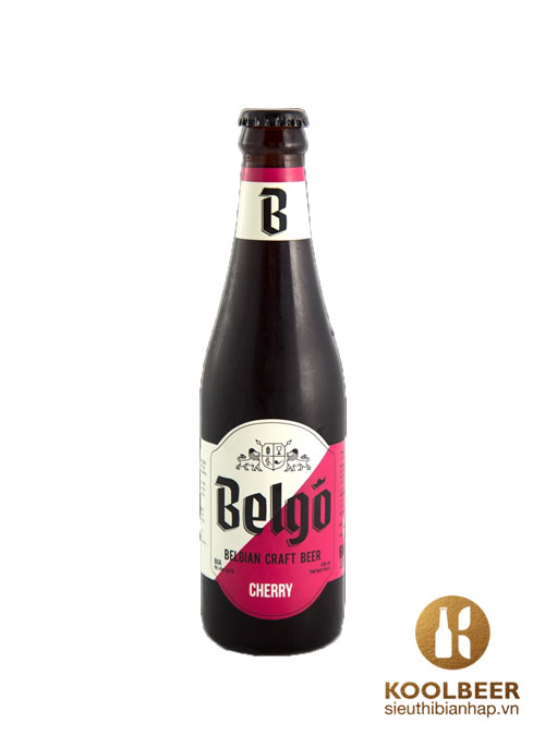 Bia Belgo Cherry 3.5% – Chai 330ml – Thùng 24 Chai