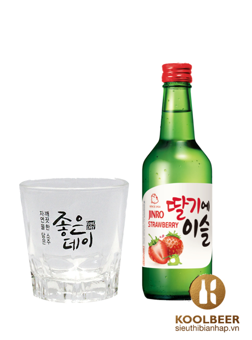 8. Rượu-Jinro-Soju-Strawberry-13-Chai-360ml-Thùng-20-Chai