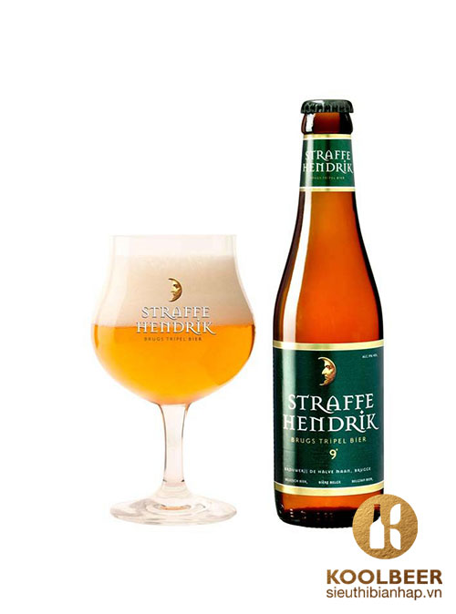 Bia Straffe Hendrik Brugs Tripel Bier 9% - Chai 330ml - Bia Bỉ Nhập Khẩu TPHCM