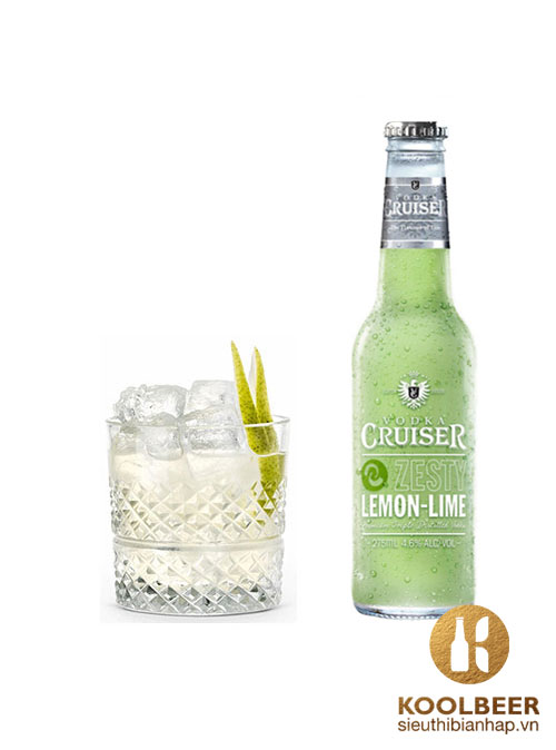 Rượu Trái Cây Vodka Cruiser Zesty Lemon & Lime 4,6%