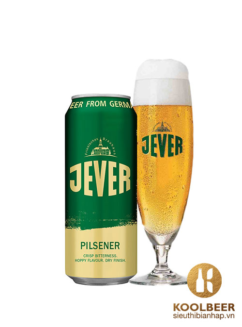 Bia Jever Pilsner 4.9% - Lon 500ml - Bia Đức Nhập Khẩu TPHCM