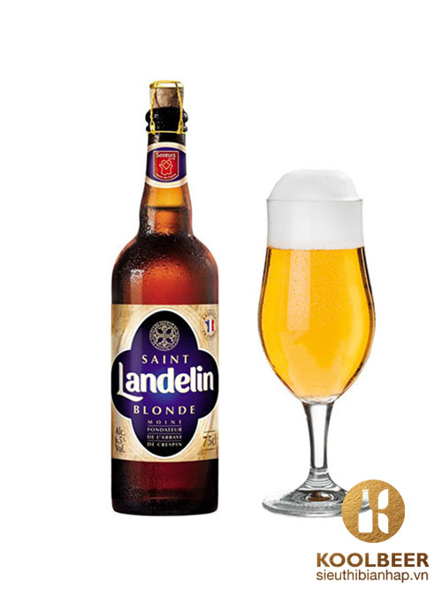 Bia Saint Landelin Blonde 6.5% - Bia Pháp Nhập Khẩu TPHCM