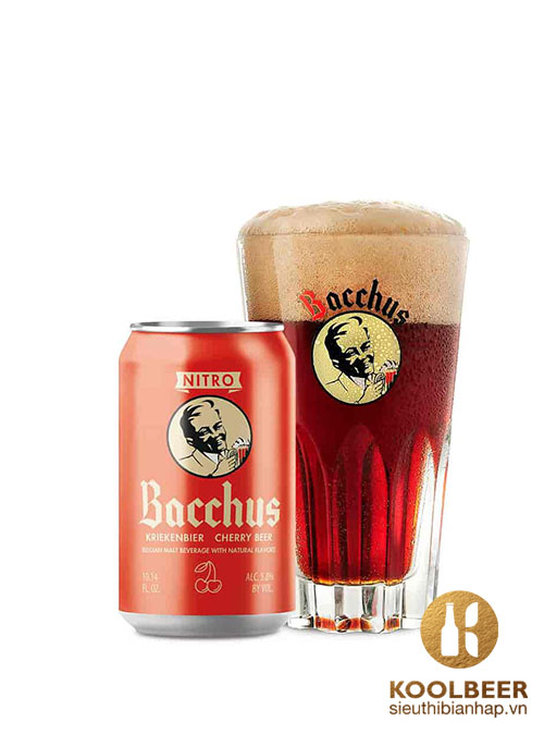Bia Bacchus Cherry Beer 5.8% - Lon 300ml - Bia Bỉ Nhập Khẩu TPHCM
